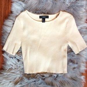 NWT Forever 21 Ribbed Crop Top